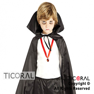 DISFRAZ DRACULA NIO C/CHALECO Y CAPA CAND TALLE 3 x 1